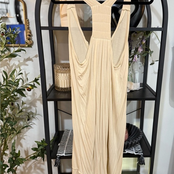 coco + carmen Cream Women's Dress with kimono on top - Picture 4 of 11